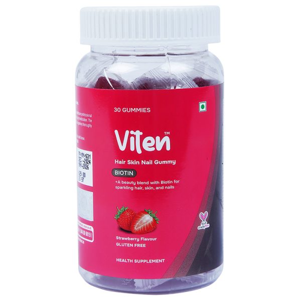 Viten Hair Skin Nail Gummy (Biotin)